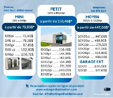 Mini entrepts  louer image
