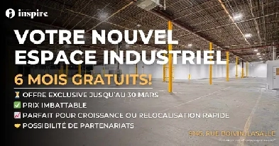 Espace industriel  louer   Montral 10000pc image