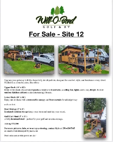 Site 12  WillOBend Golf  RV image