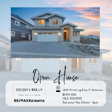 Open House Saturday 1439 Whistling Pine Place Kelowna image