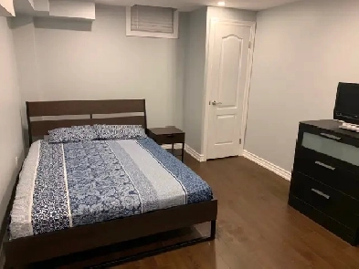 One furnished bedroom with separate washroom in Oakville image