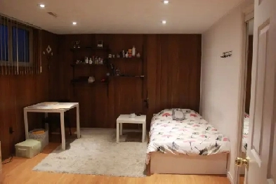 Large room with private washroom for rent in North York image