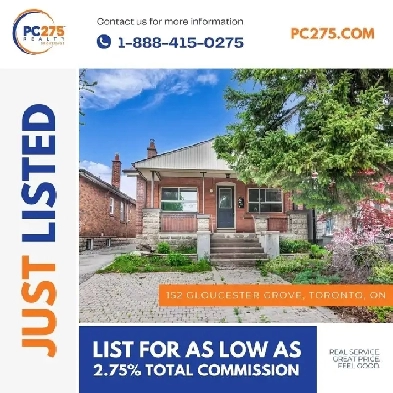 152 Gloucester Grove Toronto  Just Listed with PC275 Realty image