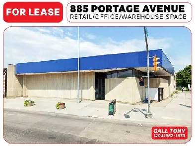885 PORTAGE AVE FOR LEASE 7800SF RETAIL OFFICE BUSINESS SPACE image
