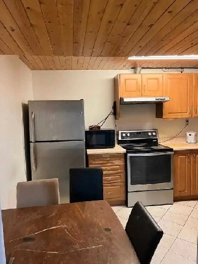 Furnished room in basement image