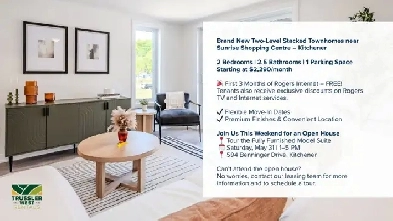 New Stacked Townhomes  Open House Today  Sat May 31 15 PM image