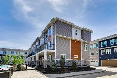 FOR RENT  BrandNew 4Bedroom Townhome in Belmont SW Calgary image