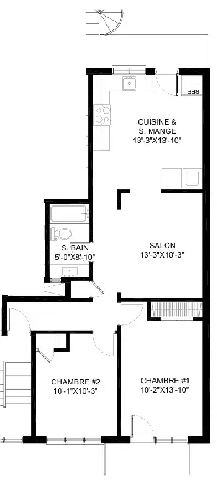 Apt 4 12 near StMichel Metro Station image