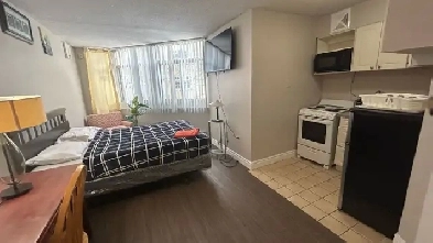 Furnished bachelor studio DundasCollege Station TMU asap image