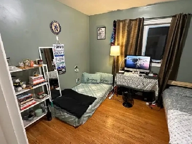 Independent furnished room for rent with shared amenities image