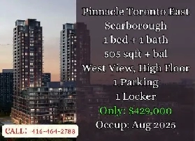 Scarborough Condo  1 Bed   Parking   Locker  429000 image
