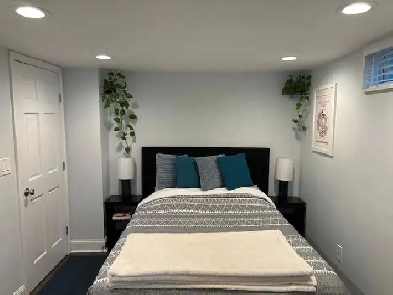 Furnished Private Basement Bedroom for Rent  600month image