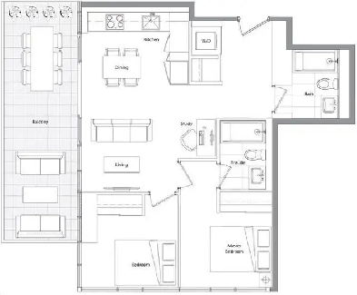 Concord Canada House Toronto  2 Bed 2 Bath  848000 image