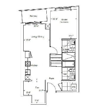 Canopy Tower 1bed den 2bath in Square One Mississauga image