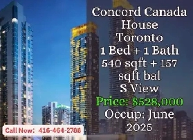 Canada House  1 Bed  Huge Balcony  South View  528000 image