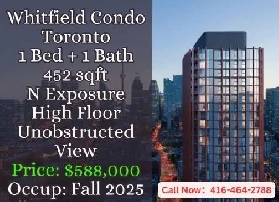 Whitfield Condo  1 Bed  Unobstructed North View  High Floor image