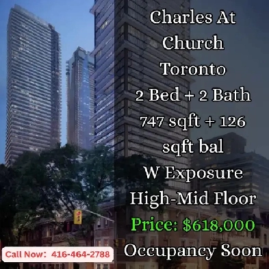 Charles at Church  2 Bed 2 Bath  West View  618000 image