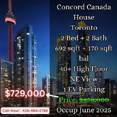129K OFF Concord Canada House  2 Bed 2 Bath  729000  12 image