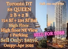 88 Queen Condo for sale  Stunning HighFloor 2Bed Unit image