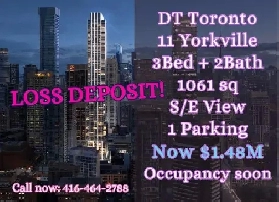 Rare 3Bed at 11 YV Condos  Luxury  Condo Assignment image