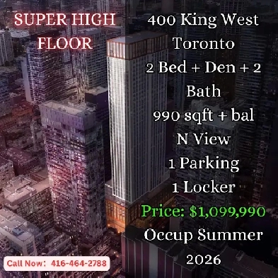 Super High Floor 400 King West  1099990 image