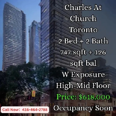 Charles at Church  2 Bed 2 Bath  West View  618000 image