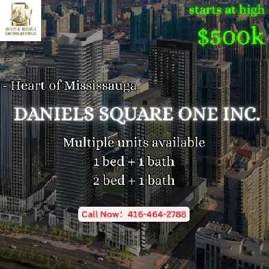 Daniels Square One  From 523K  1  2 Bed Units image