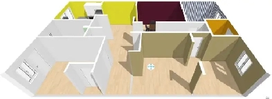 Superbe 6 et demi  4 chambres RNOV  6 min du Mtro StMichel image