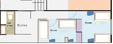 Two Bedroom apartment near York Uni WaterHeatInternet incl image