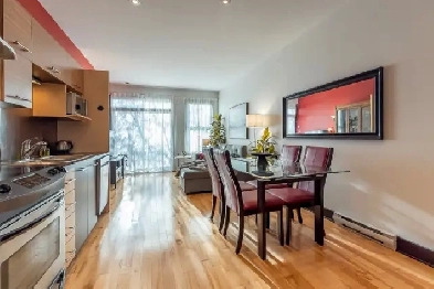 Condo Lumineux Mtro Frontenac Meubl  Tout Inclus image