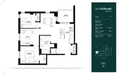 Le MileBrook  Habitations locatives 2 chambres  PAT image
