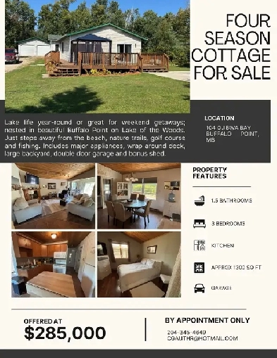 Four Season Cottage for Sale image