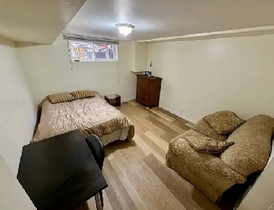 Large bright clean room fully  furnished for Single male. Image# 1