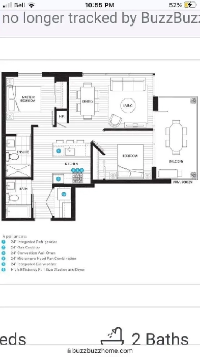 2BEDS/2BATHS Hi-Rise with Panoramic City View Image# 1