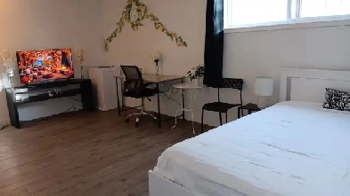 $870/MONTH: FULLY FURNISHED, A BIG PRIVATE ROOM FOR RENT Image# 1