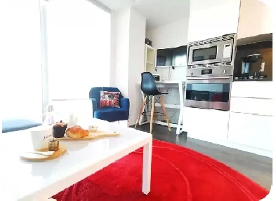 Beautiful fully furnished clean modern studio on BAY ST. Image# 1