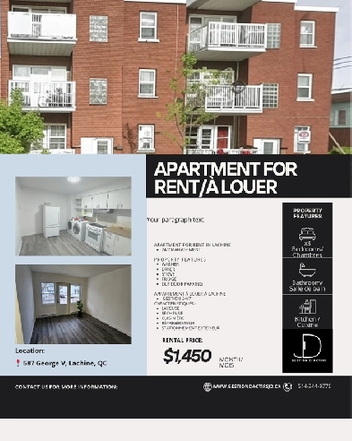 Appartement 5½ à louer – Lachine Image# 1