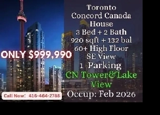 Canada house Million$$ CN Tower & Lake View at STEAL PRICE!! Image# 1