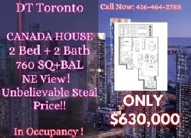 Last Chance! 2B2B Canada House Lake & City Views ONLY $630k!! Image# 1