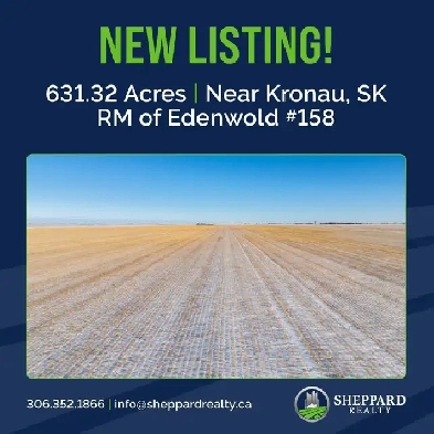 High Quality Farmland for Sale | Kronau & Regina, SK Area Image# 1