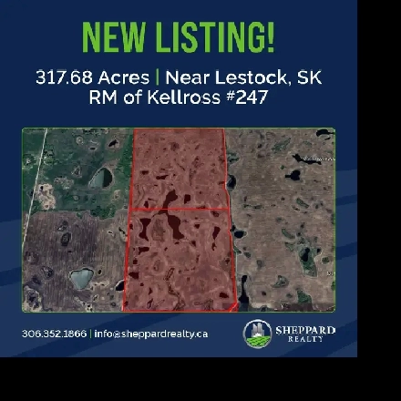 2 Quarters of Grainland Near Lestock, SK Image# 1