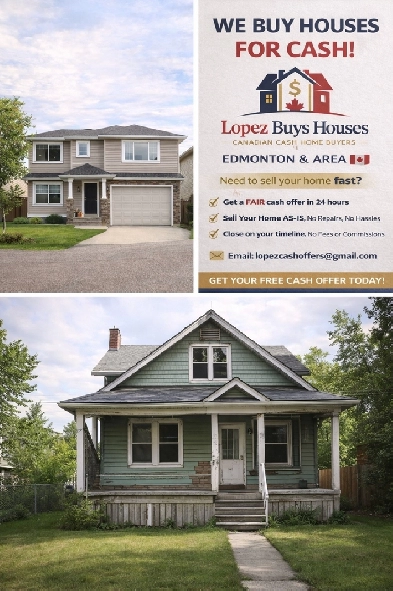 WE BUY HOUSES FOR CASH – EDMONTON & AREA Image# 1