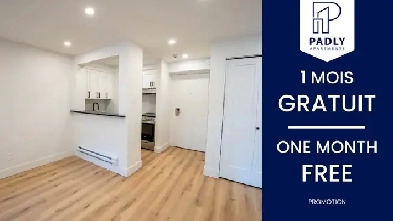 1 MOIS GRATUIT – Studio et 1 Ch. à 2 pas des Universités Image# 1