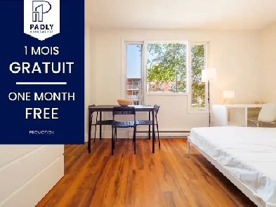 Studio & 1 Ch. Meublé et Rénové dès 920$ | Tout Inclus! Image# 1