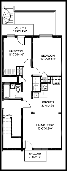 4 1/2 Apartment near Metro Station Image# 1