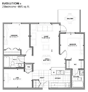 2-Bed 2-Bath Den Condo in Rutherford with Excellent Floor Plan Image# 1