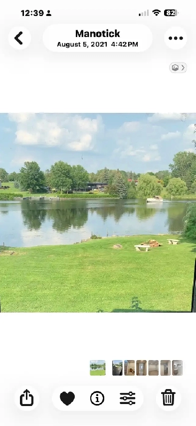 Manotick Waterfront one bedroom.  Lower unit. Image# 1