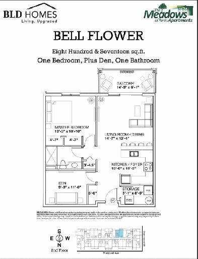 1 Bedroom   Den Luxury Apartment for Rent Perth ON Image# 1