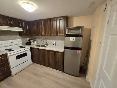 Studio Bsmt apt rent Near Warden TTC Station available July 1st Image# 1