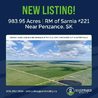 Mixed Use land | Penzance, SK Area | RM of Sarnia # 221 Image# 1